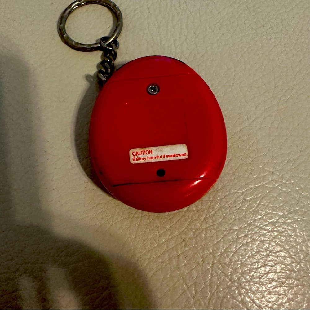 Red Keychain Tamagotchi